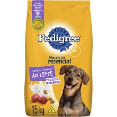 Ração Seca Pedigree Nutrição Essencial Carne ao Leite para Cães Adultos - 15 Kg