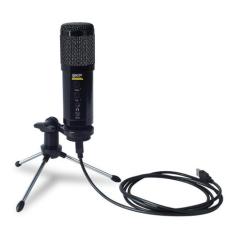 Microfone Condensador Profissional Usb Skp Podcast 400 U