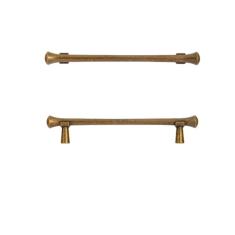 O armário de aço inoxidável de bronze antigo segura os botões da barra de t puxadores modernos da gaveta para a ferragem do armário de cozinha para o quarto, rb, 128mm,1