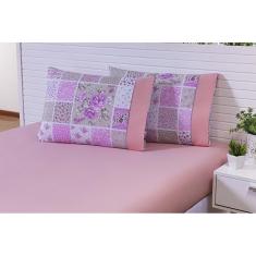 Jogo Lençol Solteiro King 2 Peças 2,03X0,96X30Cm 180 Fios