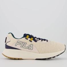 Tênis Fila Ride Bege e Marinho-Masculino
