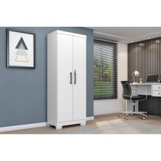 Armário Multiuso 2 Portas Max Plus Zanzini Branco Absoluto