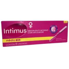 Intimus Absorvente Interno Médio - 8 Unidades