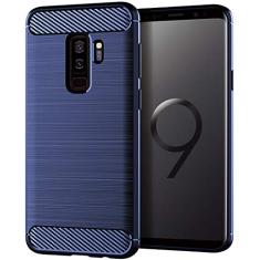 Capa para Samsung Galaxy S9 Plus, sensação macia, proteção total, anti-arranhões e impressões digitais + capa de celular resistente a arranhões para Samsung Galaxy S9 Plus