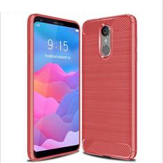 Capa para LG Q7 Plus, sensação macia, proteção total, anti-arranhões e impressões digitais + capa de celular resistente a arranhões para LG Q7 Plus