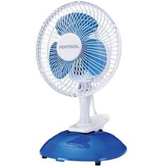 Ventilador De Mesa Mini 20cm Azul Branco 220V Premium Ventisol