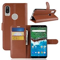 Capa BQ X2 Pro, carteira flip de couro PU premium com compartimento para cartão, suporte e fecho magnético [capa interior à prova de choque de TPU] Compatível com BQ X2 Pro