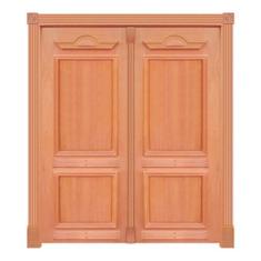 Portal Realeza Mod. 230 em Madeira Maciça Cedro Arana Casmavi, 190cm x