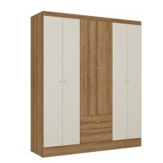 Guarda Roupa / Roupeiro THB 5737 Astro 6 Portas 2 Gavetas 182x153x47cm
