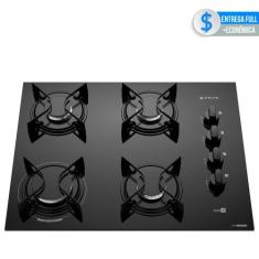 Fogão Cooktop 4 Bocas Mesa Vidro Atlas Agile Up Bivolt, Bivolt
