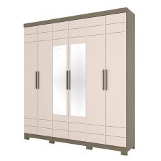 Guarda Roupa Casal Flora Duna Cristal – Henn