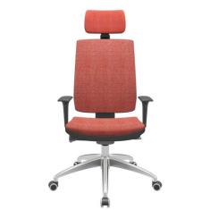Cadeira Office Brizza Soft Concept Rosé Autocompensador Com Encosto Ca