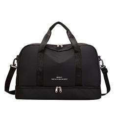 Saco de treinamento de fitness de nylon seco e úmido bolsa masculina mulher crossbody esporte impermeável de grande capacidade para treino para compras diárias