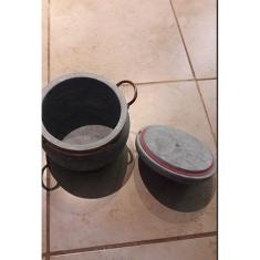 Panela de pressão em pedra sabão  número 6