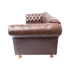 Sofá Chesterfield Conde Del 1,80 - NOVO ENCANTO, CORANO MARROM