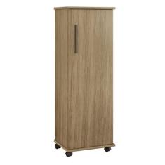 Armário Multiuso 1 Porta 4 Prateleiras Olinda Arte Móveis, Cinamomo