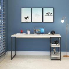 Escrivaninha com Estante Baixa 2 Prateleiras 1,50m Dynamica - Compace,