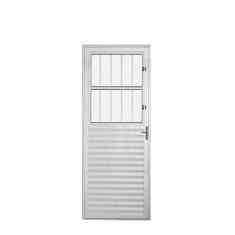 Porta Postigo Aluminio Brilhante 2.10 x 0.80 - Hale