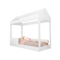 Cama Infantil Casa Montessoriana Crystal Branco - Loja Tigo