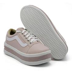 Tenis Feminino Flatform Casual Confortavel-Feminino