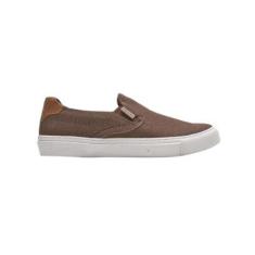 Tênis Dudalina Masculino Zara Slip On Lona Mistral Napa Logo-Masculino