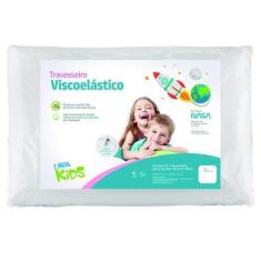 Travesseiro Nasa Viscoelástico Kids Fibrasca Z5101, 1 Peça