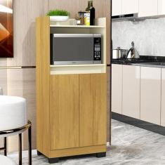 Balcão Armario para Cozinha Duque 2 Portas - Loja DoceLar, Mel/Perola