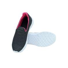 Tênis Feminino Calce Fácil Ultraleve Donna Santa 65.001, Preto, Pink, 