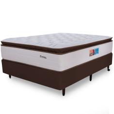 Cama Box com Colchão Queen Premium Mola Ensacadas HiperSoft Sensation Macio 158x198cm bf Colchões