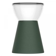 Banqueta Sili Crystal Grifit Verde Alecrim