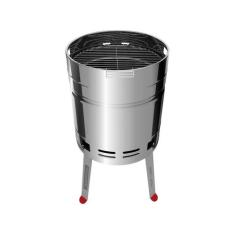 Churrasqueira à Carvão Tramontina TCP 400 Aço Inox Balde Carvão Aço Es