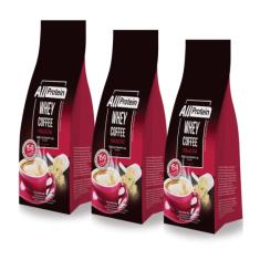 3PC Whey Coffee MOCACCINO - Pacote de 300g - 15g de proteína na porção