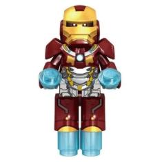 Boneco Blocos De Montar Homem De Ferro Armor Mark 47