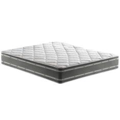 Colchão King Espuma D33 / ep Anatômico Supremo Track Double Face Euro Pillow (193x203x30) - Anjos