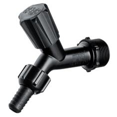 Torneira Plástica para Jardim Preta Bitola 1/2Pol. 1128 Herc