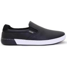Tênis Slip On Masculino Calce Fácil Conforto Macio Dia a Dia-Masculino