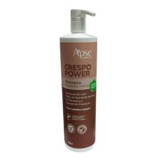 Shampoo Crespo Power Apse 1L Hidratação Maciez Low Poo