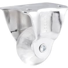 Rodízio Fixo Leve 1.3/8", De Poliuretano, Transparente, Vonder.