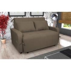 Sofá Cama Amora Suede Cappuccino B255 - Matrix