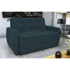 Sofá Cama Meg Suede Petroleo B257- Matrix