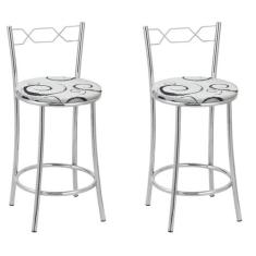 Kit 2 Banquetas Cromadas Bc51-c - E523 - TRE PARONI