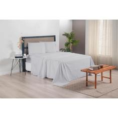 Jogo de Cama Casal Queen 4 Peças Ponto Palito Coleção Vesatile - Feira