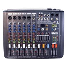 Mesa de Som Analógica 6 Canais mp 610 - k-audio