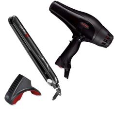 Secador Ergo Fire 2000W 220V+ Prancha X1 250º Zhorn+ Suporte