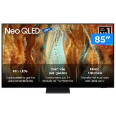 Smart TV 85" Samsung Ultra 4K Neo QLED Ultra QN70F QN85QN70FAGXZD 120Hz Tizen NQ4 AI Gen2 Bixby Alexa 4 HDMI