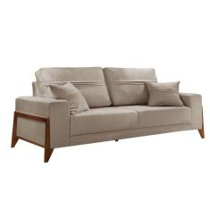 Sofá 3 Lugares Living Linho M-130 Martins - Martins Estofados, Bege