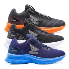 Kit 3 Tênis Masculino Academia Shelby Treino Fitness