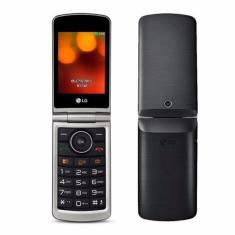 Celular LG G360 Flip Dual Sim MP3/MP4 Tela 3&quot; Preto