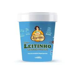 Pasta De Amendoim Leitinho Com Whey Protein 450G La Ganexa