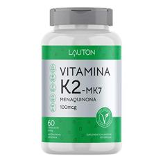 Vitamina K2 Mk7 - Menaquinona 100mcg - 60 Capsulas - Lauton…